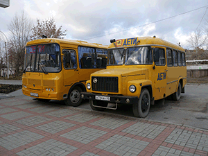 Школьные автобусы Курганской области под контролем ГЛОНАСС