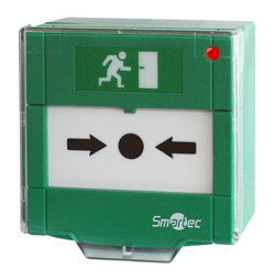 Новая кнопка разблокировки двери Smartec ST-ER115SL-GN со светодиодным индикатором