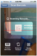 Приложение для считывания QR-кодов