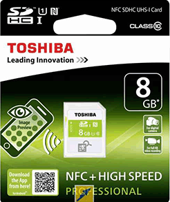 Toshiba (UHS-I, SD Class 10 NFC)