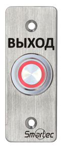 На рынок поступили пьезоэлектрические металлические кнопки выхода от Smartec с двуцветной индикацией и IP68